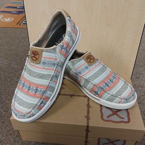 Twisted X Women's Slip on Hooey Loper Pink